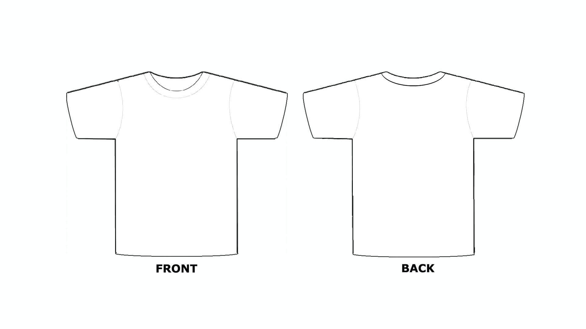 T Shirt Template Printable 5 – 1920 X 1080 – Webcomicms Throughout Printable Blank Tshirt Template
