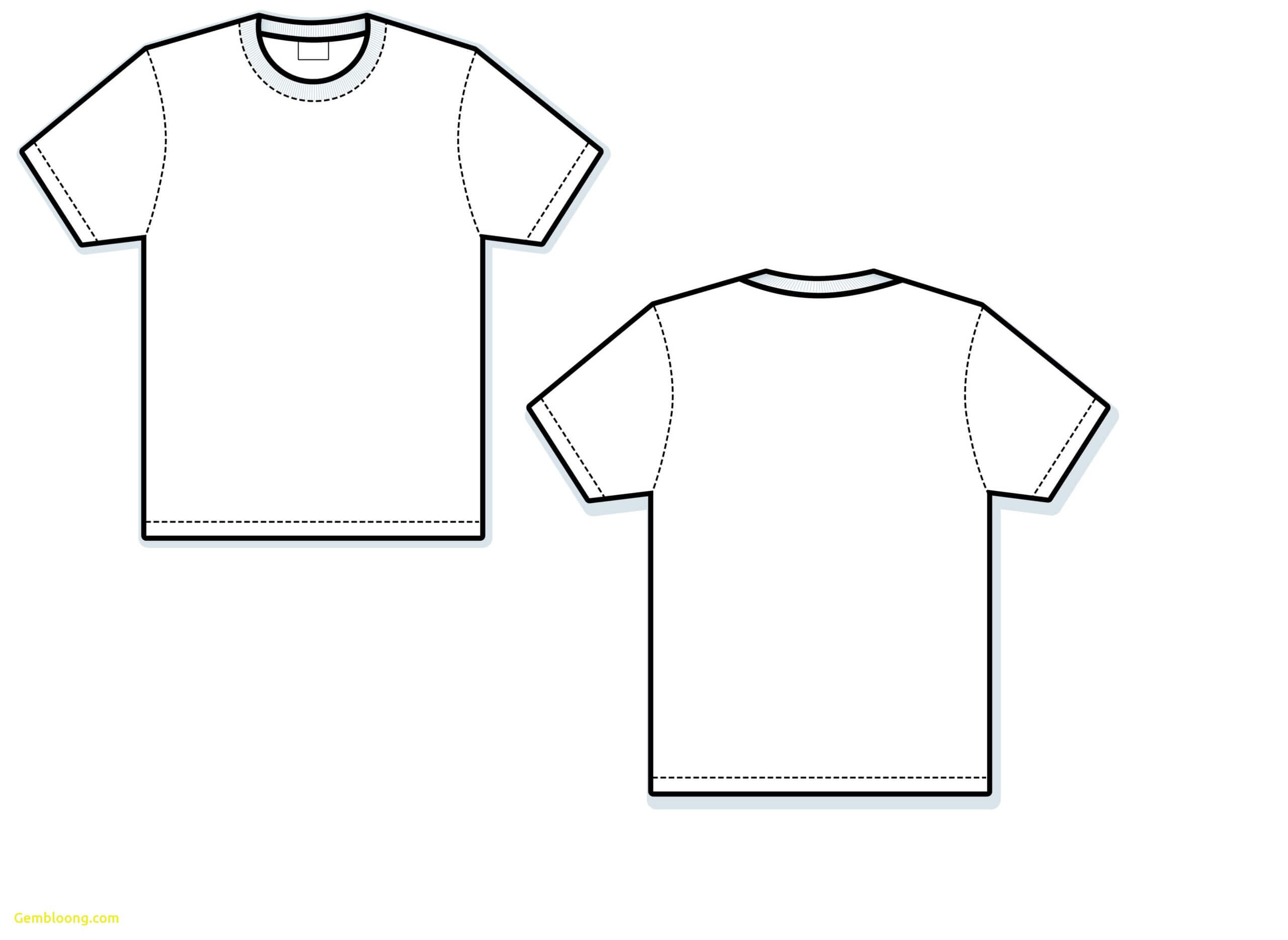 T Shirt Vector Image At Getdrawings | Free For Personal Inside Blank Tee Shirt Template
