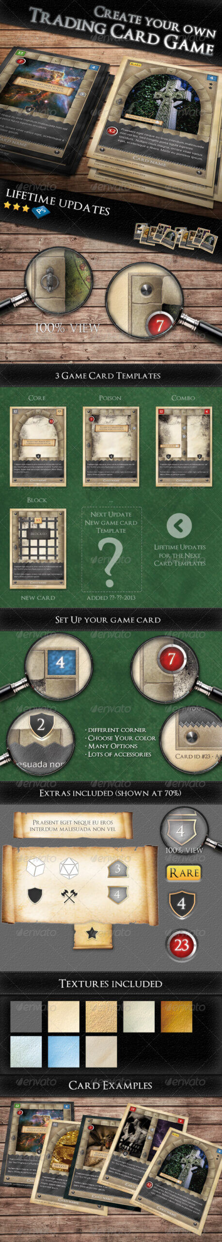 Tcg Graphics, Designs & Templates From Graphicriver Intended For Card Game Template Maker