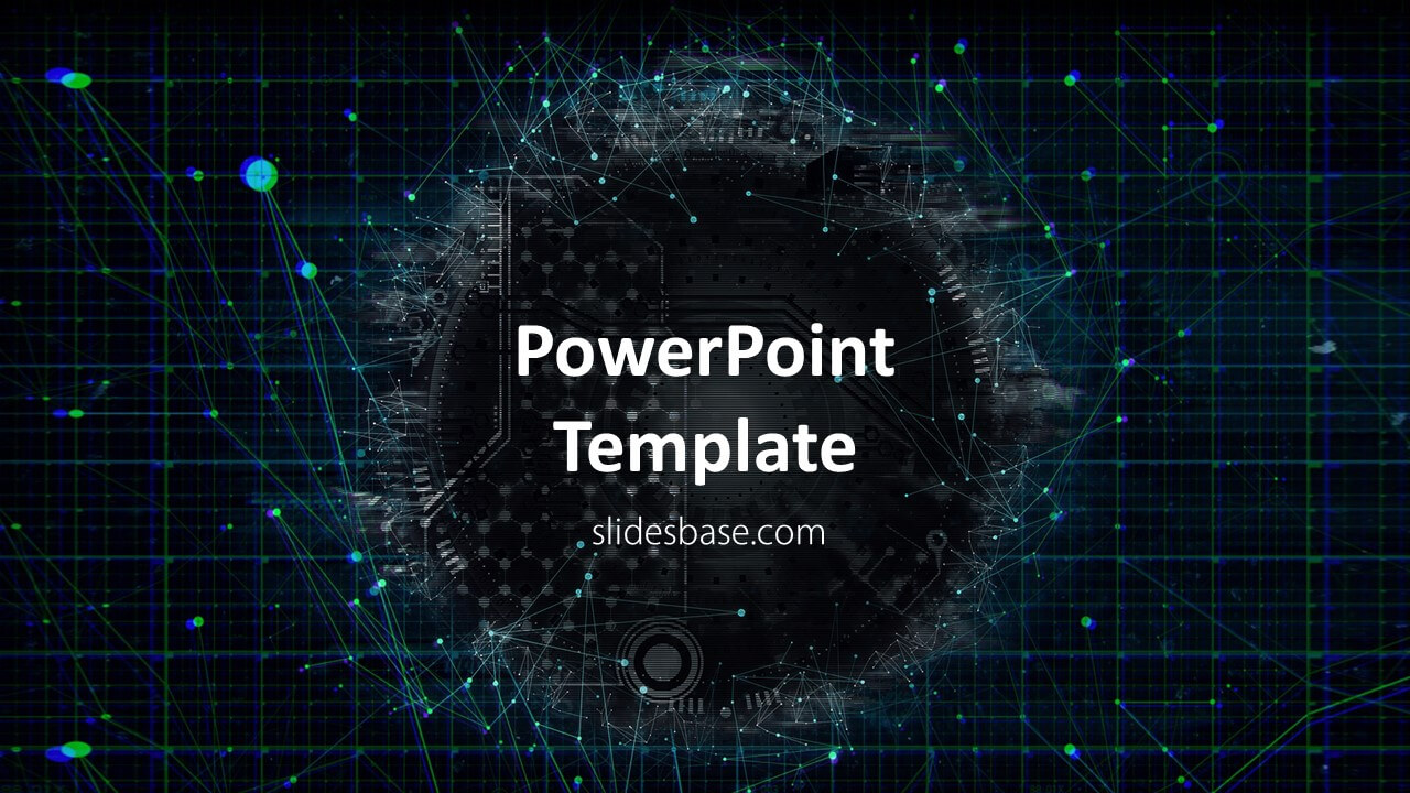 Technology Network Powerpoint Template Regarding Powerpoint Templates For Technology Presentations