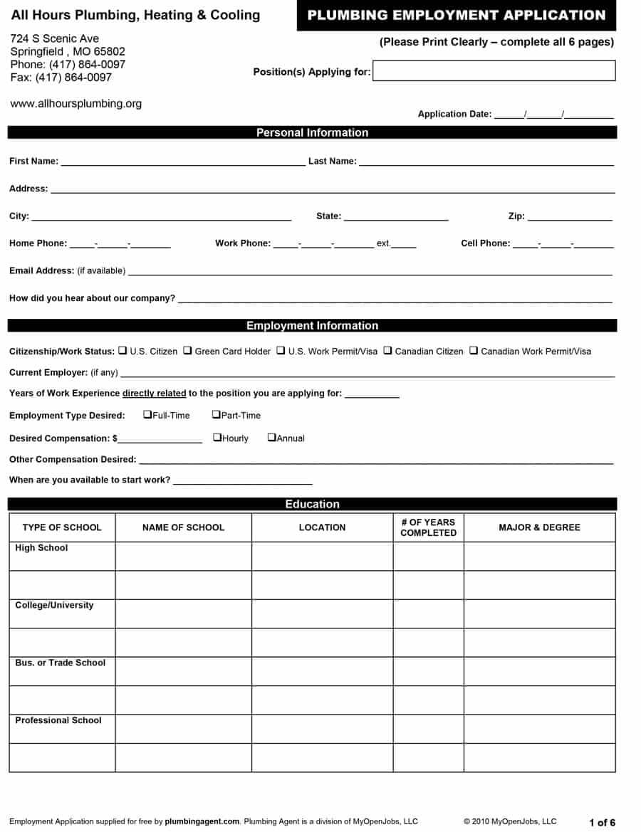 Template Application For Employment – Forza.mbiconsultingltd Throughout Job Application Template Word