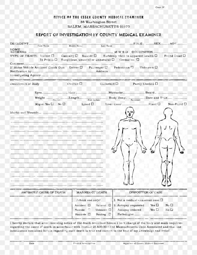 Template Autopsy Microsoft Word Report Résumé, Png For Coroner's Report Template
