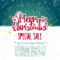 Template Design Merry Christmas Banner. Happy Holiday Brochure.. For Merry Christmas Banner Template