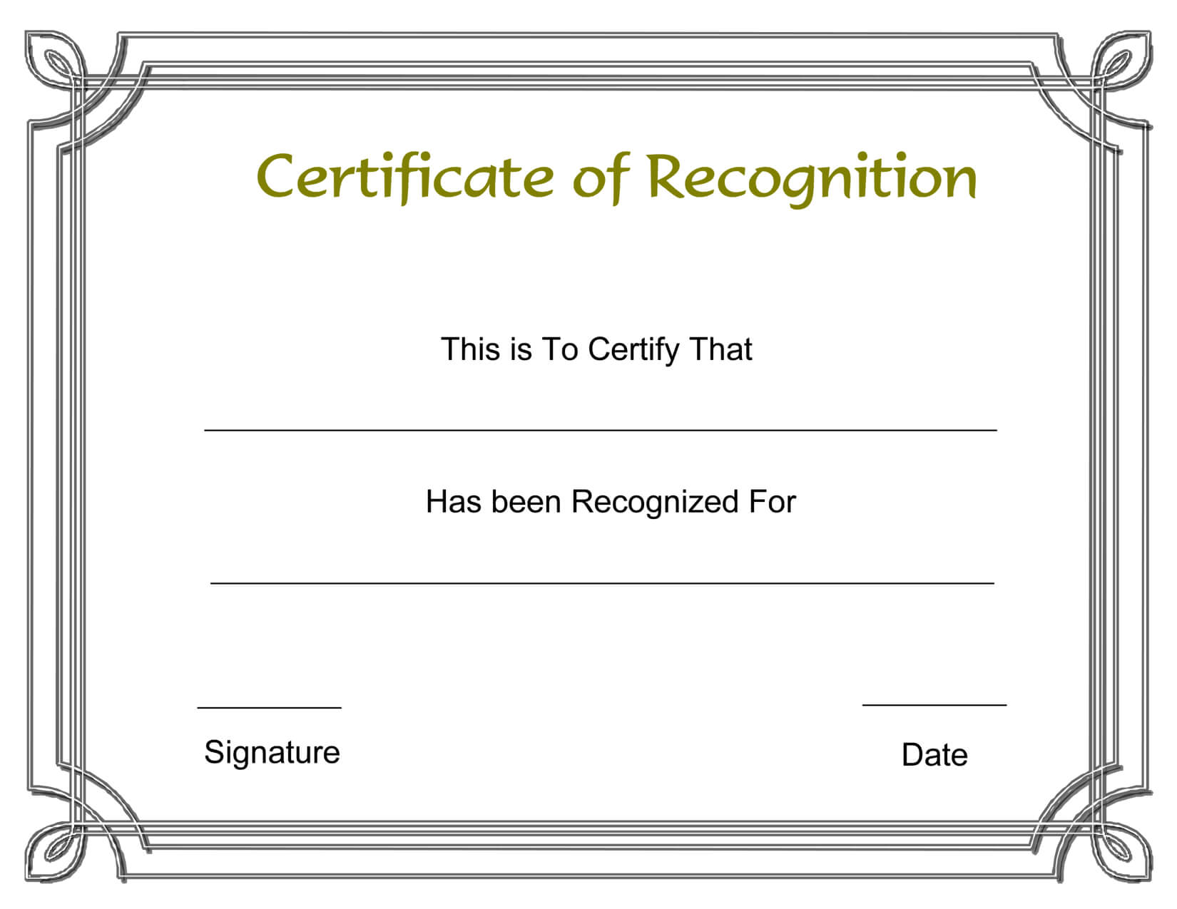 Template Free Award Certificate Templates And Employee Regarding Free Printable Blank Award Certificate Templates