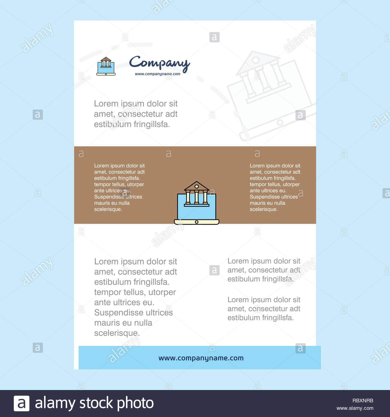 Template Layout For Real Estate Website Comany Profile For Real Estate Report Template