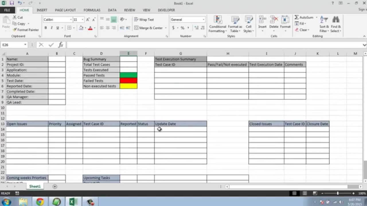Test Report Template Examples Pin On Spreadsheet Format Pertaining To Software Test Report Template Xls