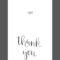 Thank You Cards Template – Zimer.bwong.co For Free Printable Thank You Card Template