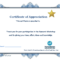 Thank You Certificate Template | Certificate Templates for Certificate Of Participation Template Doc