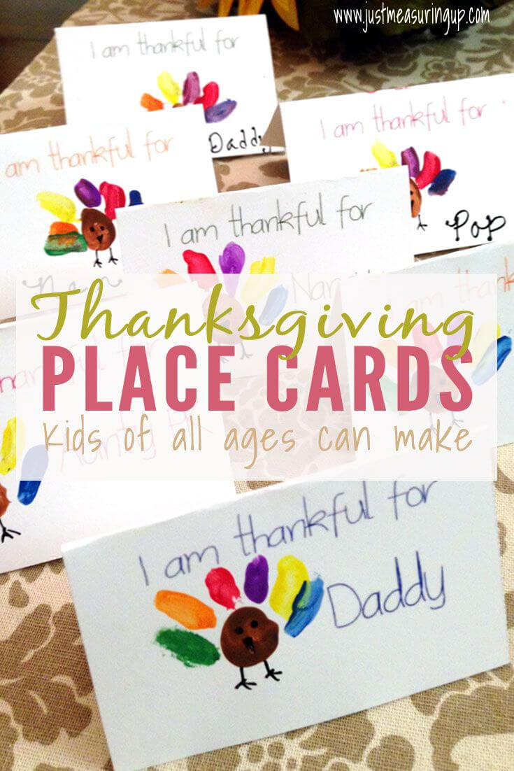 Thanksgiving Place Cards That Kids Can Make – Free Printable Throughout Thanksgiving Place Card Templates