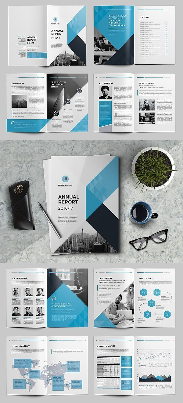 The Annual Report Template #brochure #template #indesign With Regard To Annual Report Template Word Free Download