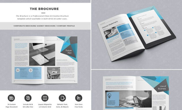 The Brochure - Indd Print Template | Indesign Brochure with Indesign Templates Free Download Brochure