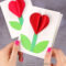 The Marvelous 3D Heart Flower Card (With Flower Template For 3D Heart Pop Up Card Template Pdf
