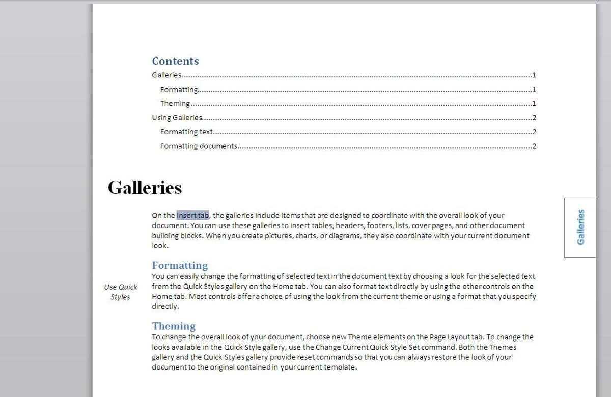 The Mesmerizing How To Add An Index To A Word Document Using For Contents Page Word Template