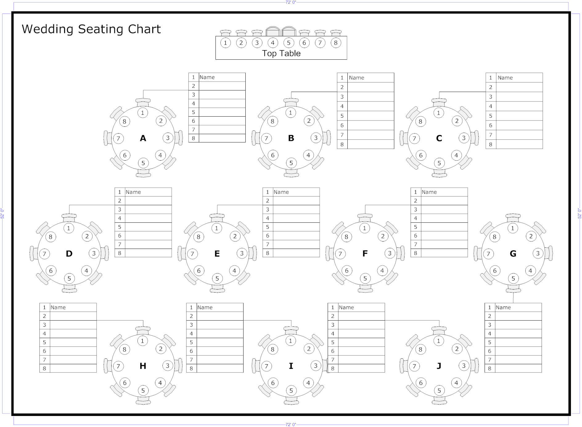 Tips To Seat Your Wedding Guests | Seating Chart Wedding For Wedding Seating Chart Template Word