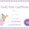 Tooth Fairy Certificate … | Tooth Fairy Certificate, Tooth Regarding Tooth Fairy Certificate Template Free