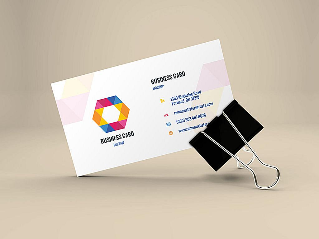 Top 26 Free Business Card Psd Mockup Templates In 2019 Inside Name Card Design Template Psd