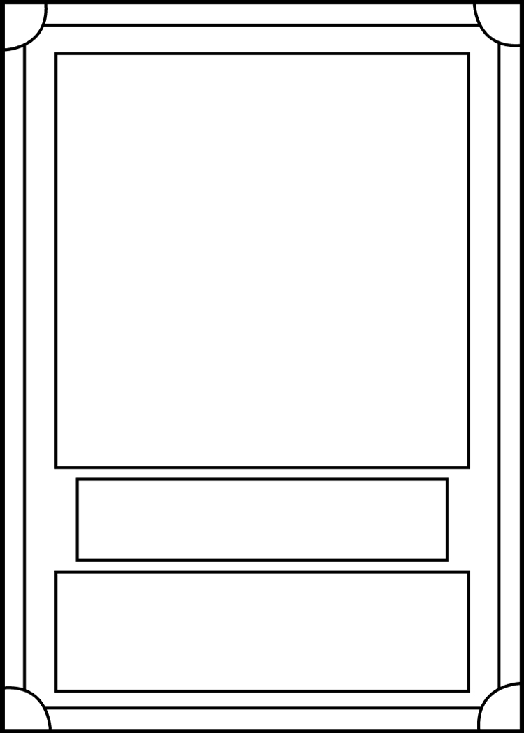 Trading Card Template Frontblackcarrot1129 On Deviantart Inside Blank Magic Card Template