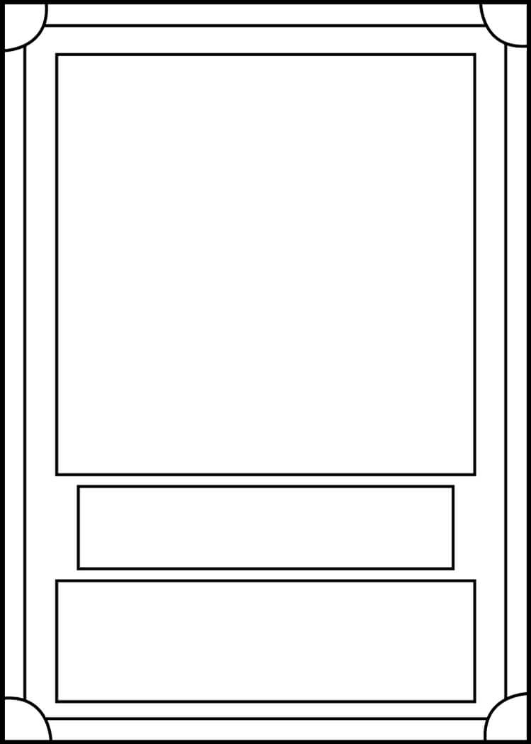 Trading Card Template Frontblackcarrot1129 On Deviantart Pertaining To Trading Cards Templates Free Download