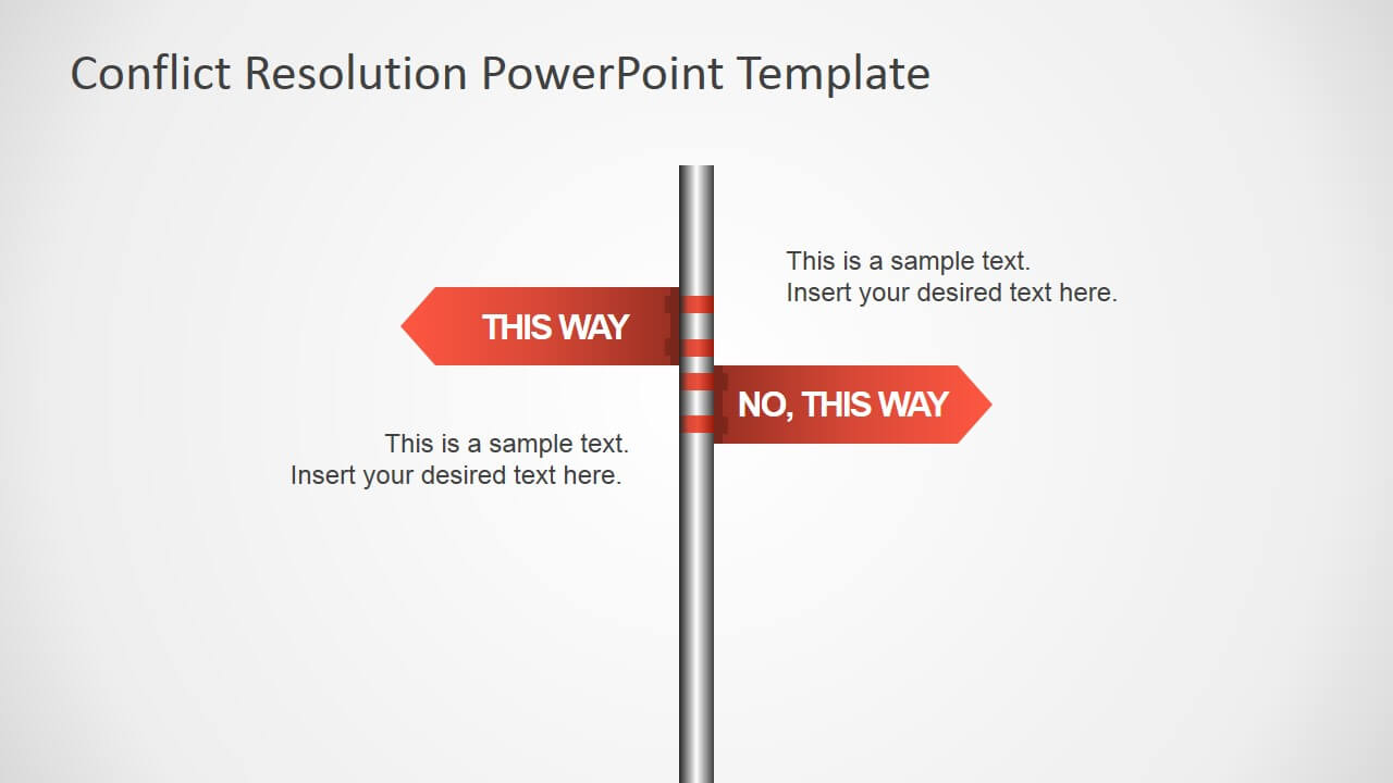Traffic Sign This Way Arrows For Powerpoint – Slidemodel Intended For Powerpoint Template Resolution
