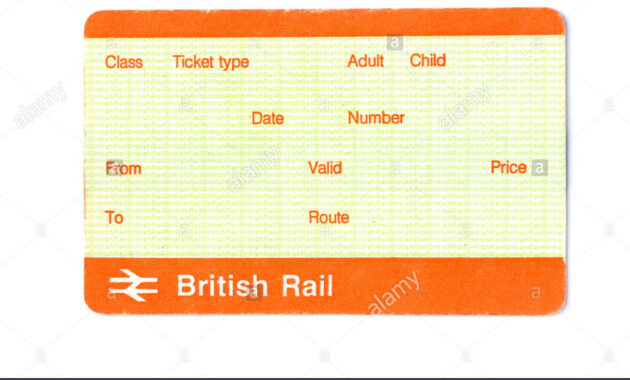 Train Ticket Blank Stock Photos &amp; Train Ticket Blank Stock in Blank Train Ticket Template