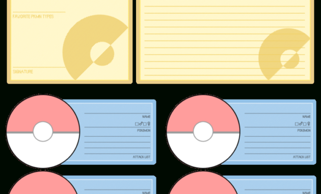 Trainer Card Template ] - Trainer Card Template with Pokemon Trainer Card Template