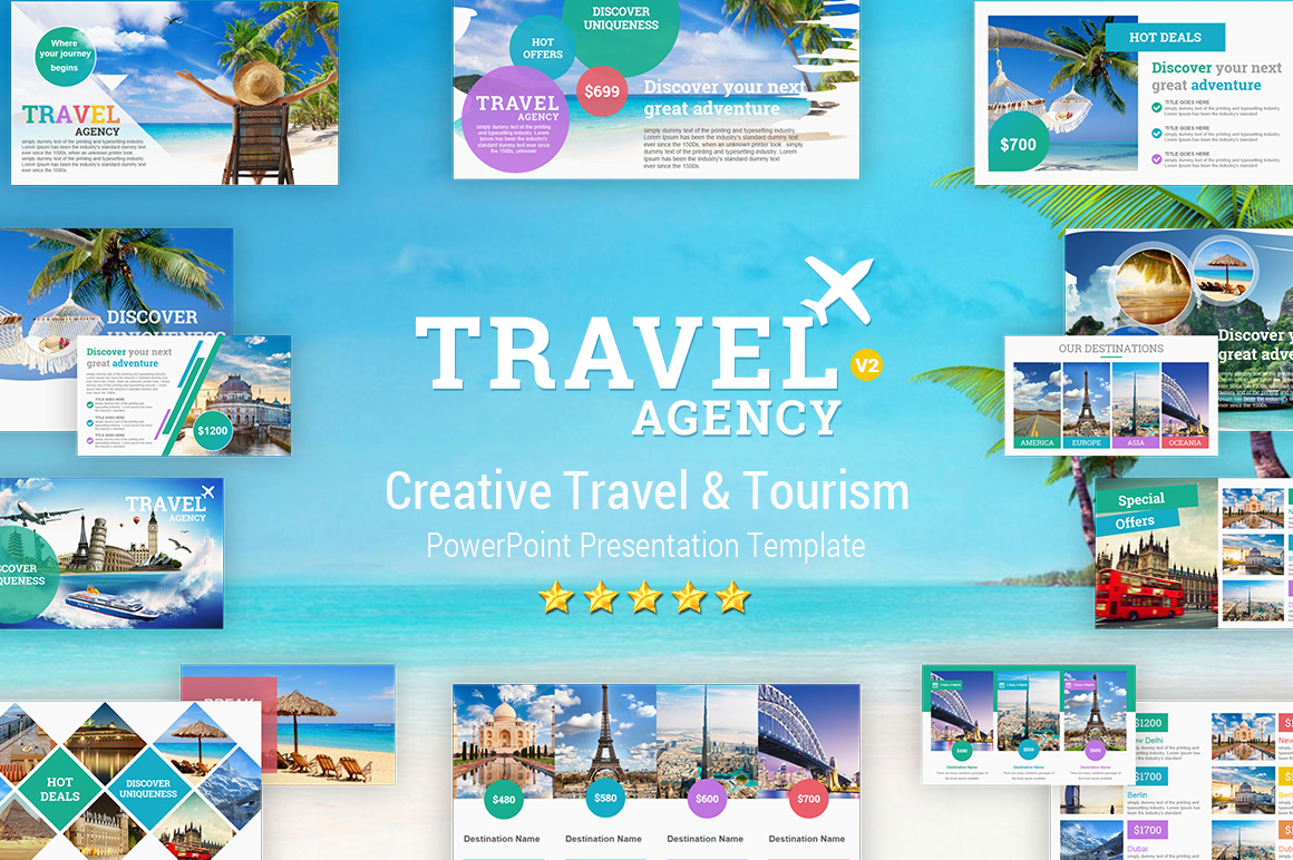 Travel And Tourism Powerpoint Presentation Template - Yekpix Regarding Tourism Powerpoint Template