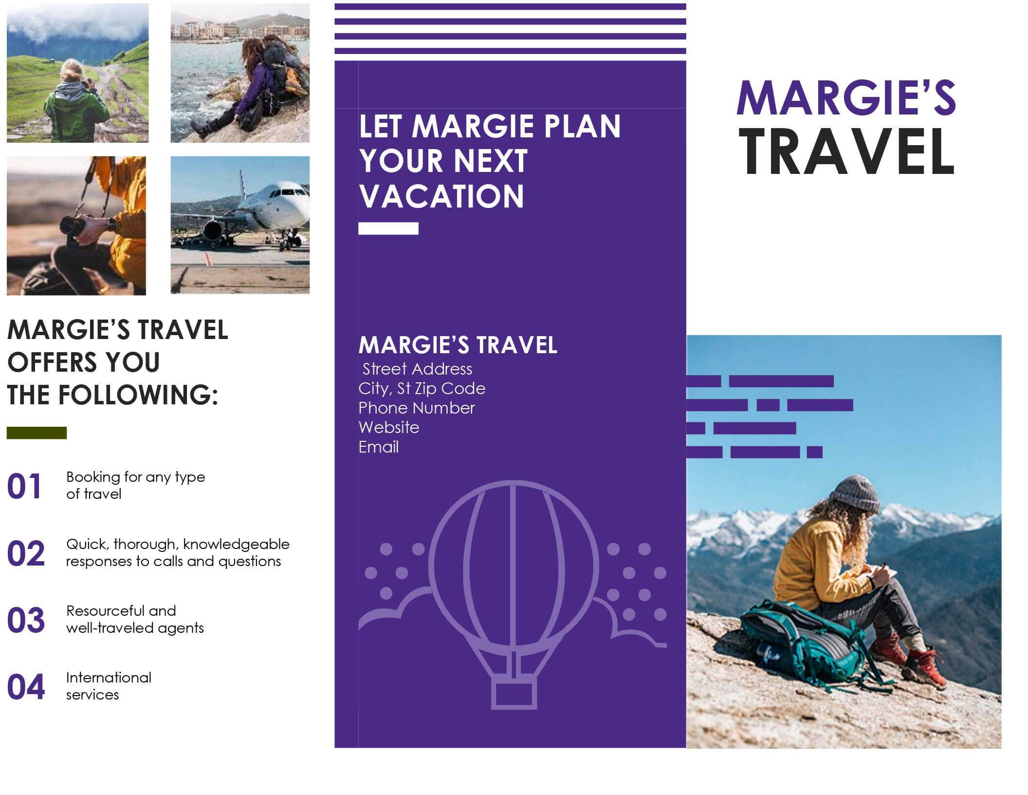 Travel Brochure – Office Templates & Themes – Office 365 Intended For Word Travel Brochure Template