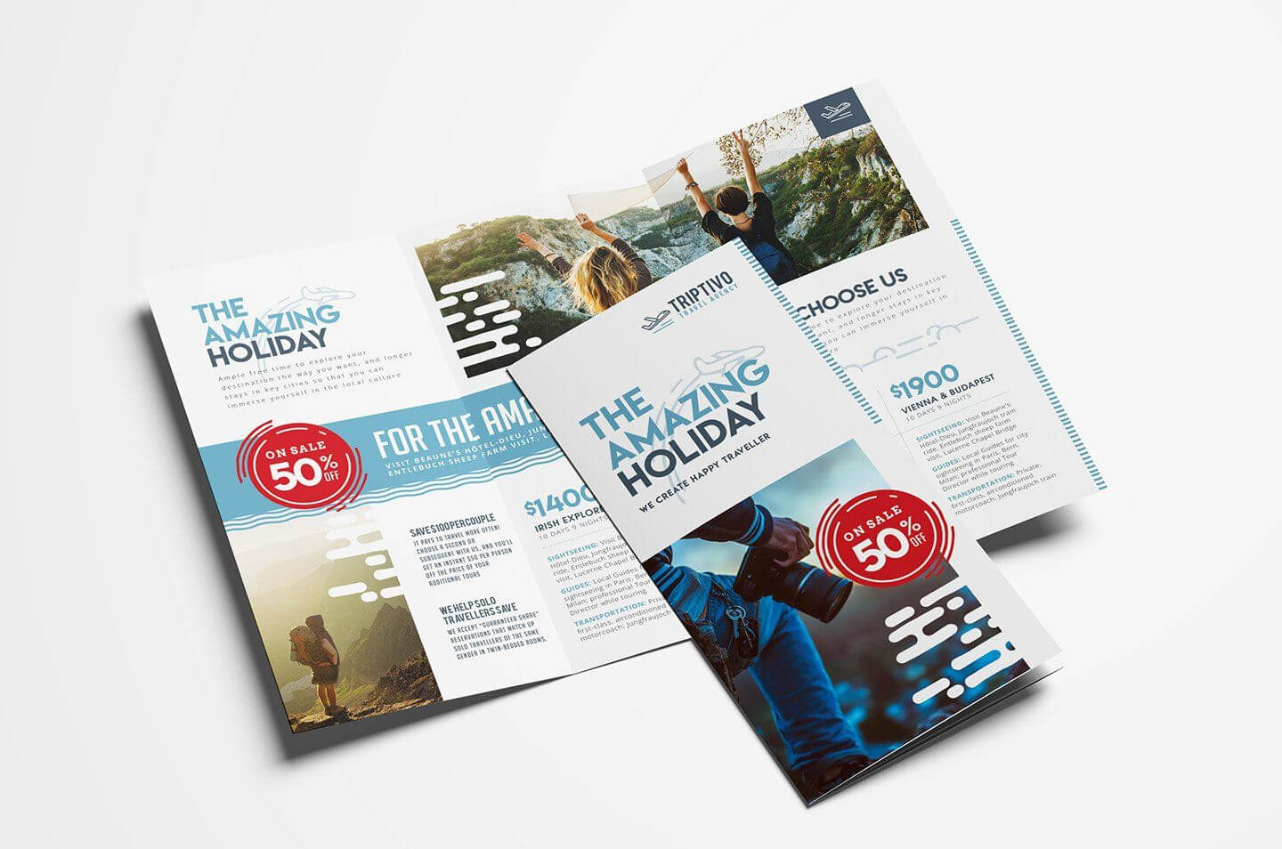 Travel Company Trifold Brochurebrandpacks On Regarding Travel Guide Brochure Template
