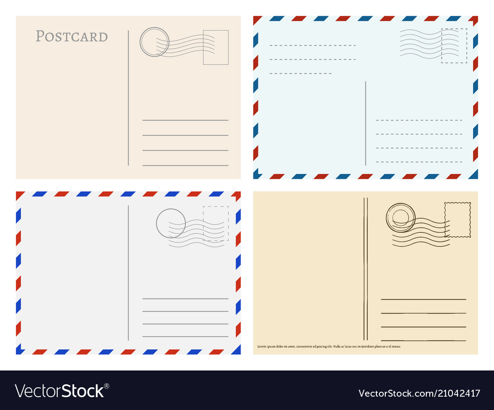 Travel Postcard Templates Greetings Post Cards With Post Cards Template