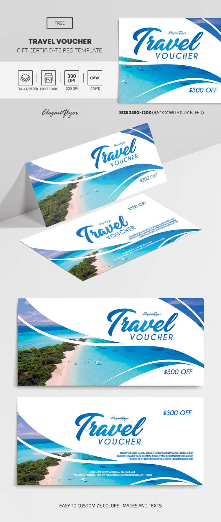 Travel Voucher – Free Gift Certificate Template – Intended For Free Travel Gift Certificate Template