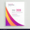 Trendy Colorful Brochure Annual Report Template Pertaining To Mi Report Template