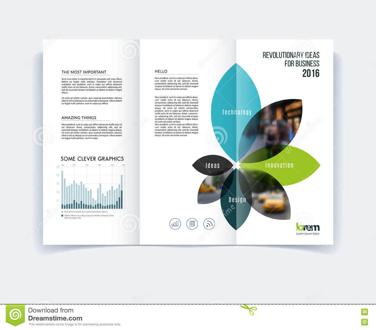 Tri Fold Brochure Template Layout, Cover Design, Flyer In A4 In Engineering Brochure Templates Free Download