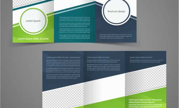 Tri-Fold Business Brochure Template Two-Sided regarding One Sided Brochure Template