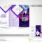 Trifold Brochure, Template Or Flyer For Business. Stock With Regard To One Sided Brochure Template
