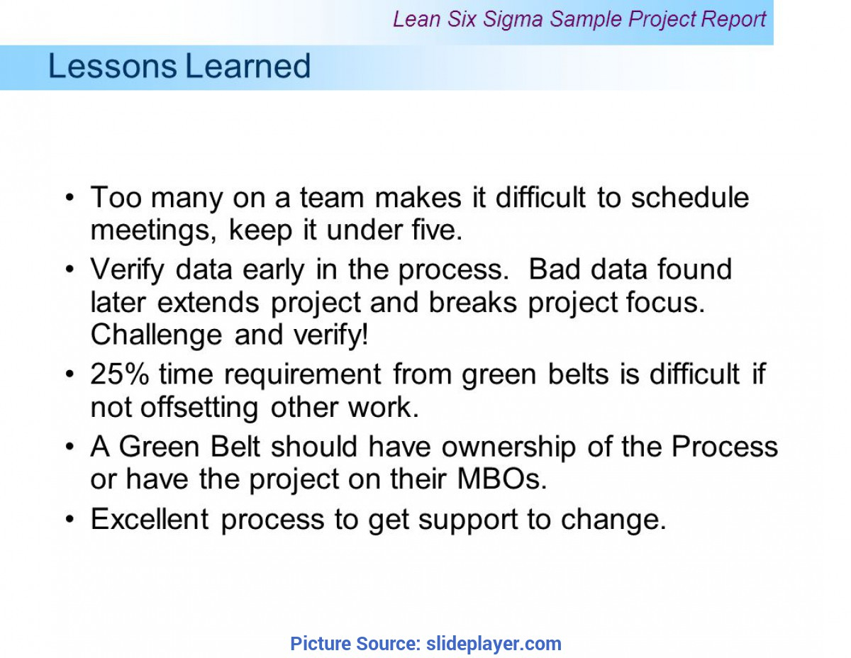 Unusual Project Closure Lessons Learned Examples Example Regarding Project Closure Report Template Ppt