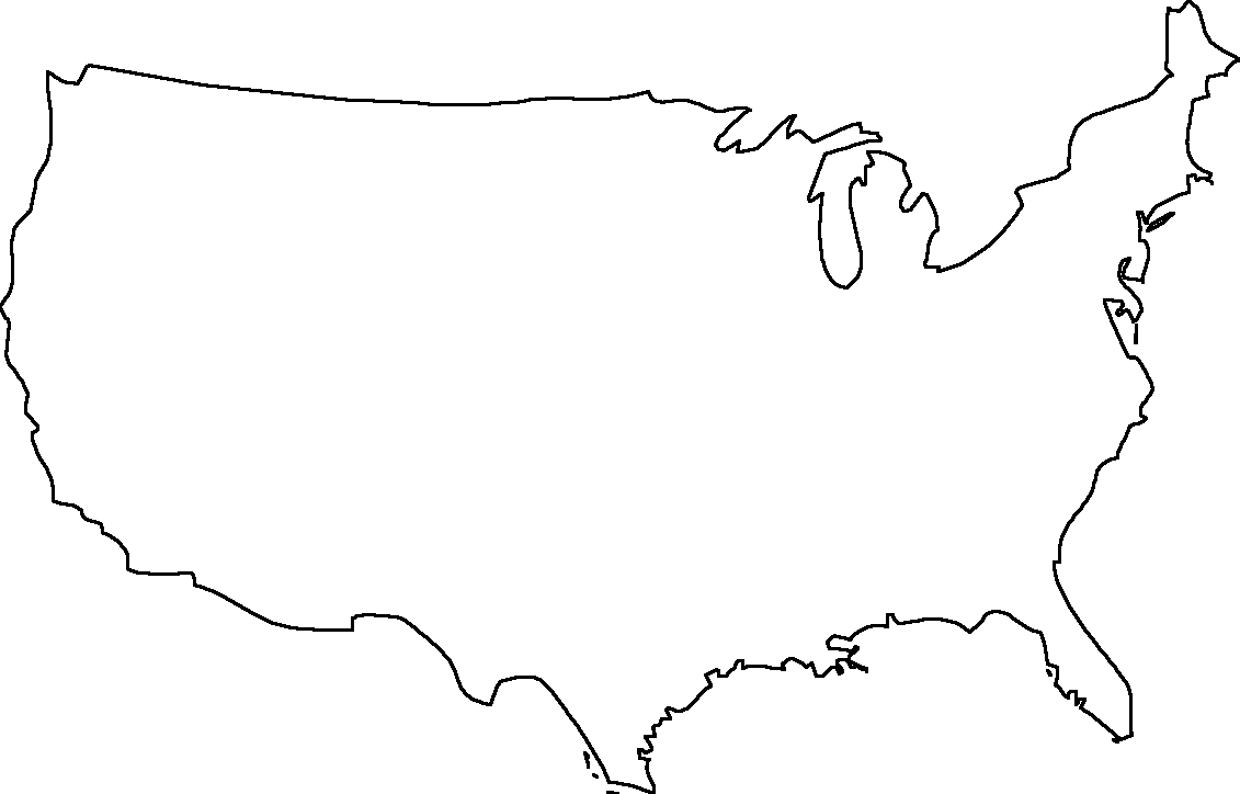 Us Map Outline – Forza.mbiconsultingltd With United States Map Template Blank