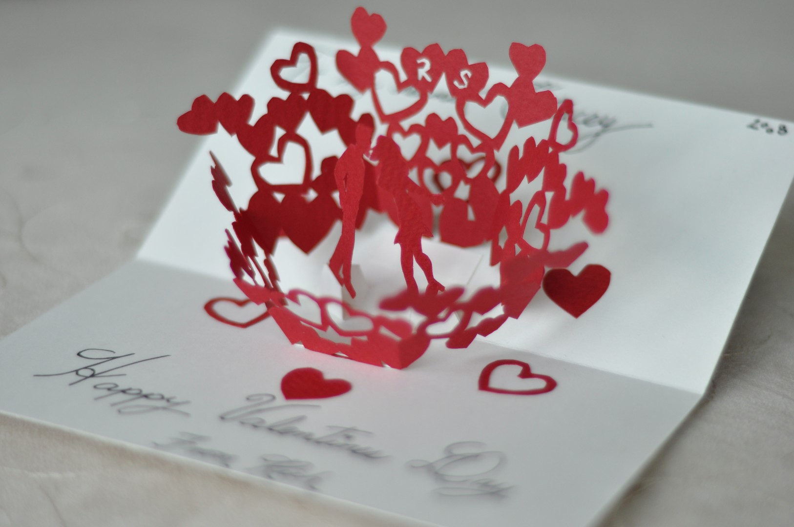 Valentine Pop Up Card Template ] – Swans Pop Up Valentine S With Twisting Hearts Pop Up Card Template