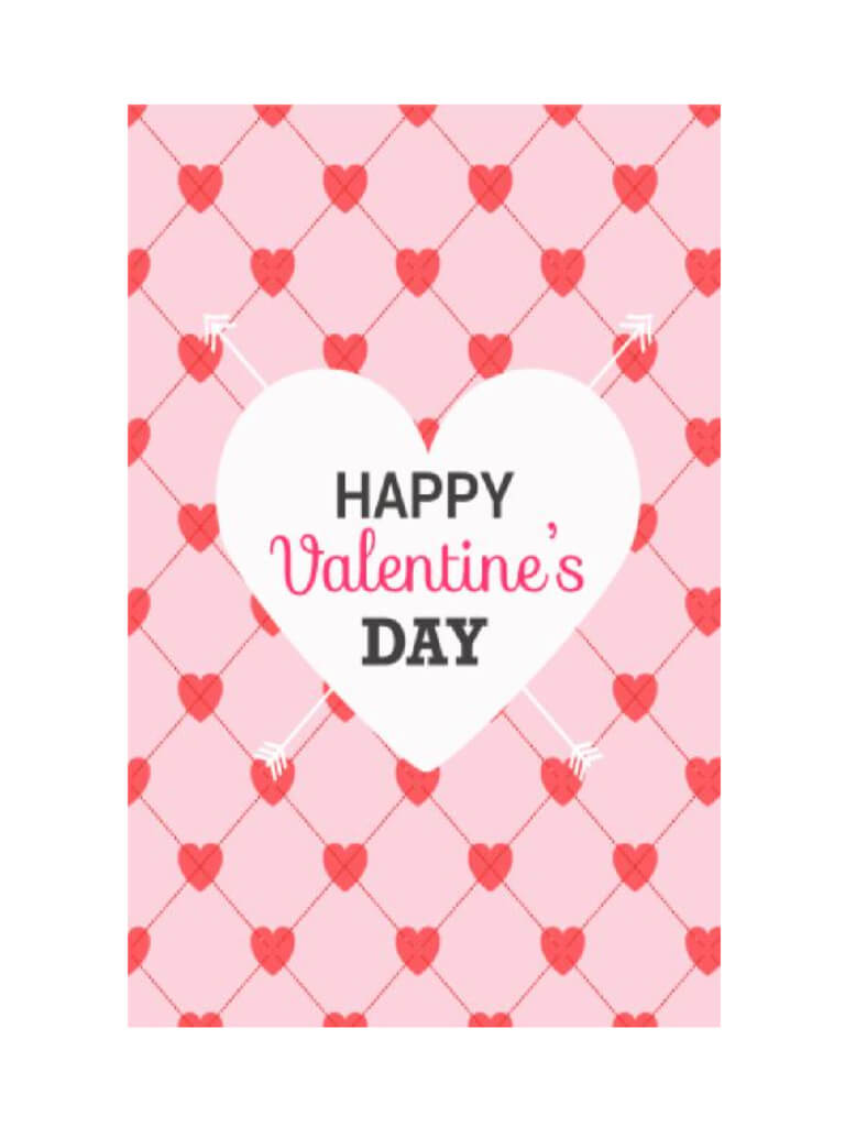 Valentine's Day Card Template - 5 Free Templates In Pdf In Valentine Card Template Word