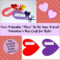 Valentine's Day Printable Card Crafts For Kids To Create For Valentine Card Template For Kids