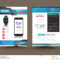 Vector Brochure Template Design For Technology Product Within Technical Brochure Template