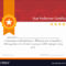 Vintage Red And Gold Star Performer Certificate Within Star Performer Certificate Templates