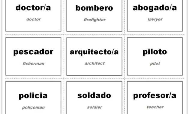 Vocabulary Flash Cards Using Ms Word in Flashcard Template Word