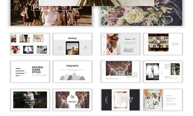 Wedding Album Ppt Templates | Templatemonster regarding Powerpoint Photo Album Template