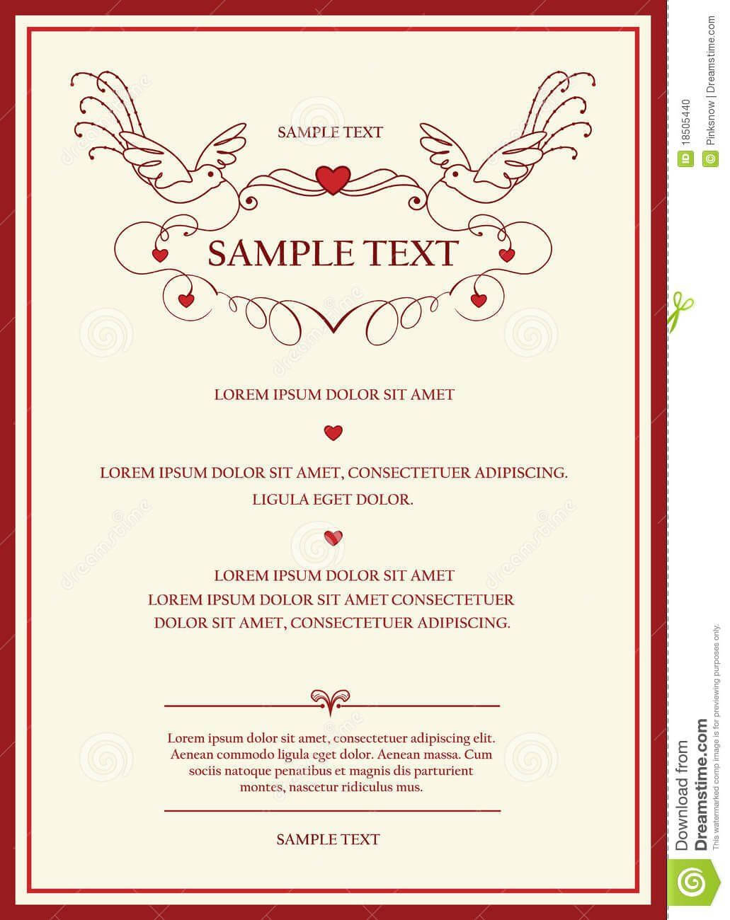 Wedding Invitation Cards Templates | Wedding Invitation Card In Sample Wedding Invitation Cards Templates