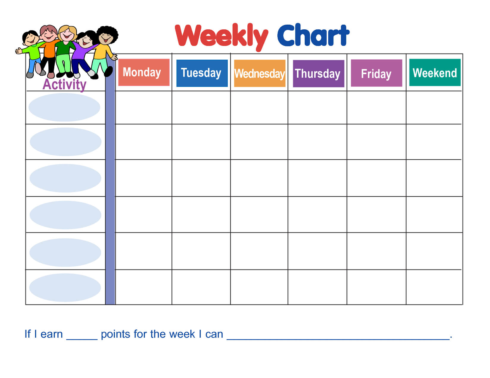 Weekly Behavior Chart Template | Free Printable Behavior Pertaining To Behaviour Report Template
