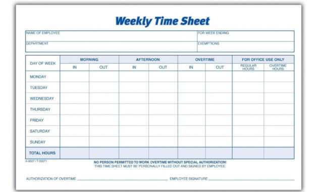 Weekly Employee Time Sheet | Time Sheet Printable, Timesheet intended for Weekly Time Card Template Free