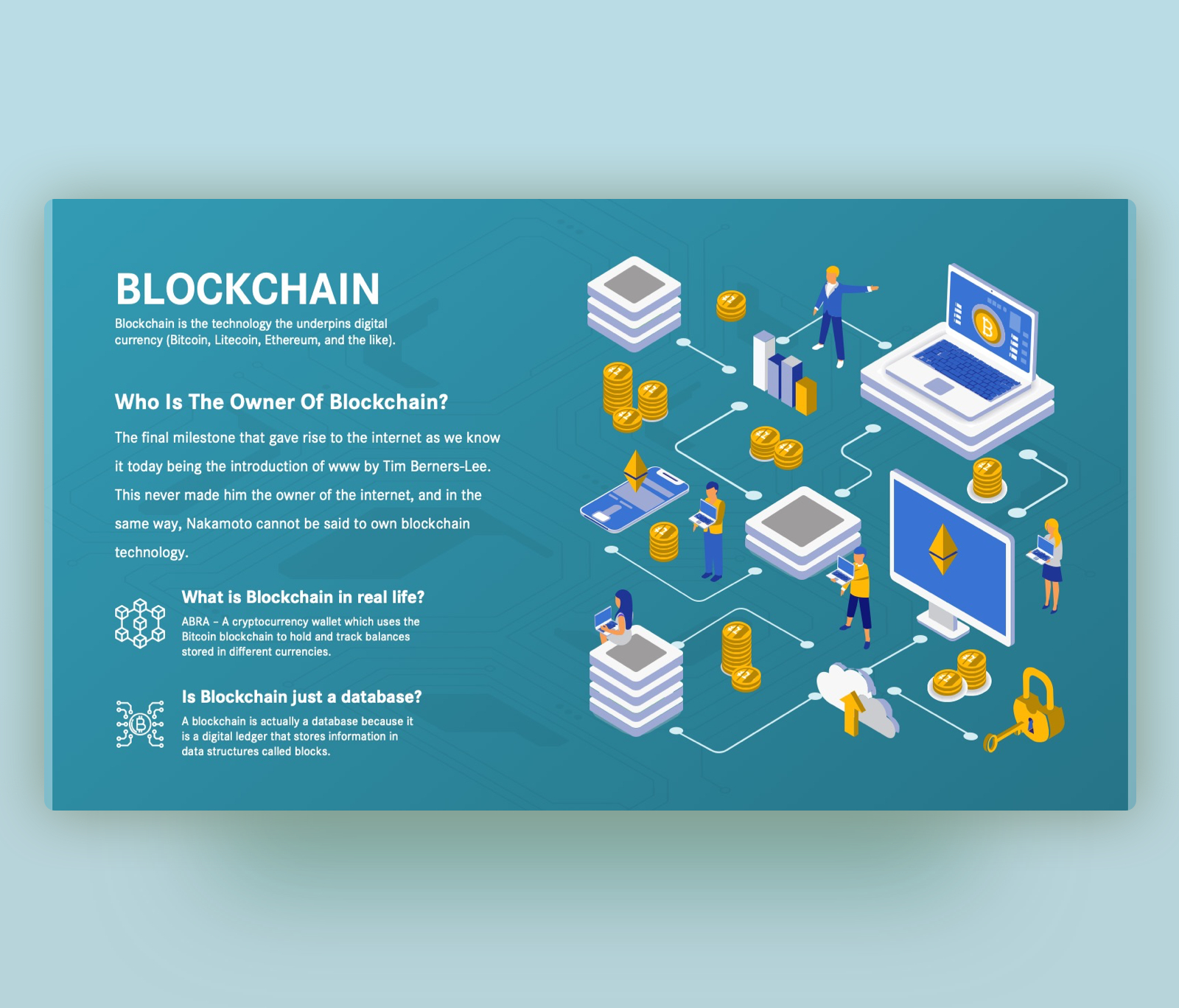 What Is The Blockchain & How Does It Work | Ppt Template In Where Are Powerpoint Templates Stored