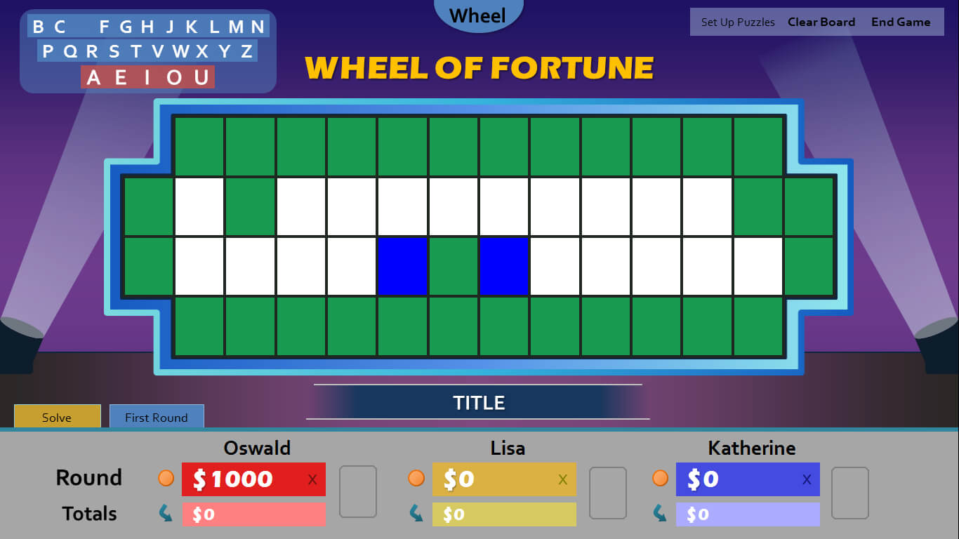 Wheel Of Fortune For Powerpoint – Gamestim Pertaining To Wheel Of Fortune Powerpoint Game Show Templates