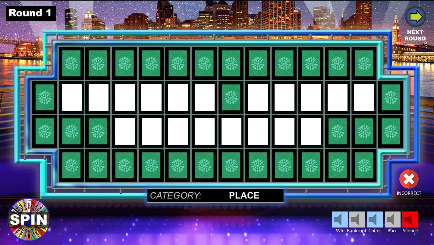 Wheel Of Fortune Powerpoint Game - Youth Downloadsyouth For Wheel Of Fortune Powerpoint Game Show Templates