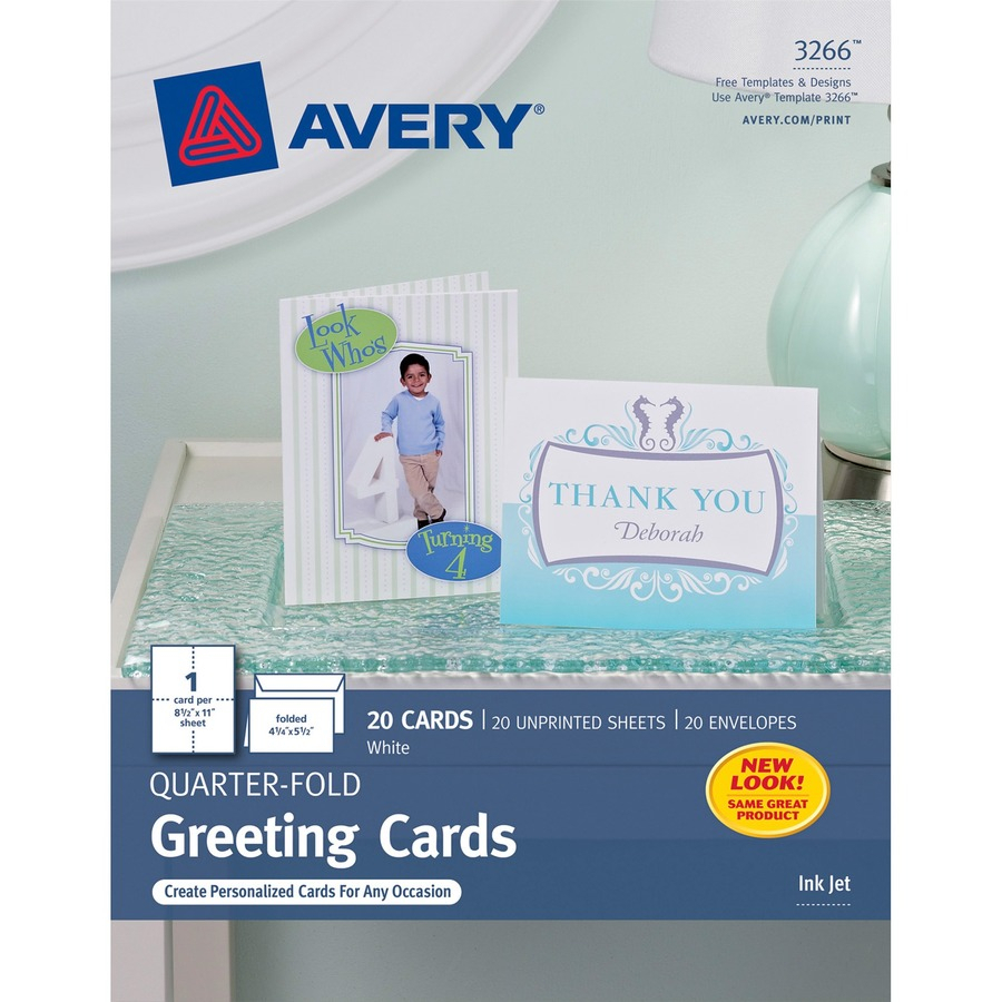 Wholesale Cards & Tagsavery Discounts On Ave03266 Within Quarter Fold Greeting Card Template